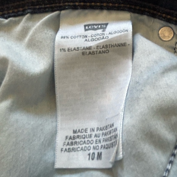 Levi’s Women's Blue bootcut Jeans size 10M like new back flip pockets - Picture 3 of 7